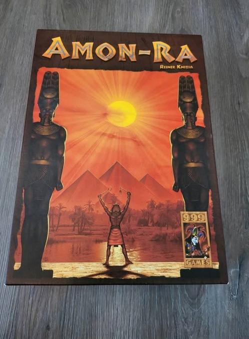 999 Games Amon-Ra Bordspel/ kaartspel, Hobby en Vrije tijd, Gezelschapsspellen | Bordspellen, Zo goed als nieuw, Ophalen of Verzenden