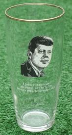 Glas president Kennedy, Verzamelen, Glas en Borrelglaasjes, Ophalen of Verzenden