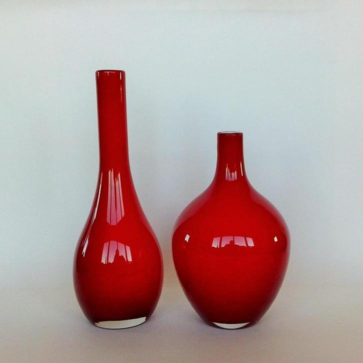 Set Flesvazen, Antiek en Kunst, Antiek | Glas en Kristal, Ophalen of Verzenden