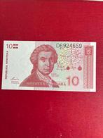 Kroatië 10 Dinar Bankbiljet unc, Ophalen of Verzenden, Los biljet