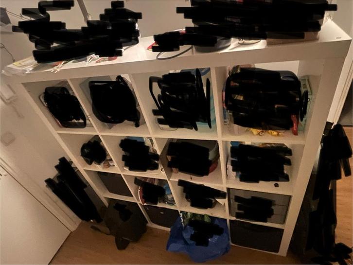 Ikea Kallax Kast, Huis en Inrichting, Kasten | Kledingkasten, Zo goed als nieuw, 100 tot 150 cm, 25 tot 50 cm, Met plank(en), Kunststof