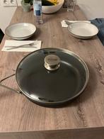 Demeyere Alu Pro 5 Duraslide Casserole 28 cm with Lid, Keramische plaat, Koekenpan of Braadpan, Zo goed als nieuw, Ophalen