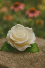 Witte Roos kaars, Ophalen, Overige materialen, Wit, Nieuw