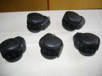 5 zwarte zwenkwieltjes met schroef van 5cm hoogx5cm breed, Ophalen of Verzenden, Zo goed als nieuw