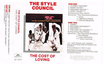 The Style Council ‎– The Cost Of Loving  Oiriginele Cassette beschikbaar voor biedingen