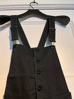 Zwarte denim tuinbroek, Kleding | Dames, Zwart, Ophalen of Verzenden, Zo goed als nieuw, Maat 34 (XS) of kleiner