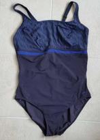 Speedo Sculpture zwart/blauw badpak mt. 46, Kleding | Dames, Badmode en Zwemkleding, Blauw, Ophalen of Verzenden, Zo goed als nieuw