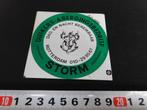 sticker rotterdam duikers- en bergingsbedrijf STORM, Verzamelen, Ophalen, Zo goed als nieuw, Bedrijf of Vereniging