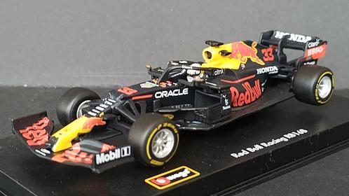 Red Bull RB16B Max Verstappen 1:43 Bburago Burago Pol, Hobby en Vrije tijd, Modelauto's | 1:43, Zo goed als nieuw, Auto, Overige merken