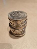 20 Zilveren 2 1/2 Gulden Munten, Zilver, Ophalen of Verzenden, Koningin Wilhelmina, Losse munt