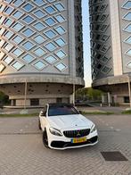 Mercedes C63 4.0 AMG Pano | Sportstoelen | Burmester, Auto's, Automaat, Achterwielaandrijving, 4000 cc, Wit