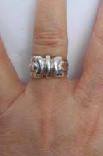 Zilveren modernist ring maat 17 nr.980, Sieraden, Tassen en Uiterlijk, Ringen, 17 tot 18, Ophalen of Verzenden, Dame, Zo goed als nieuw