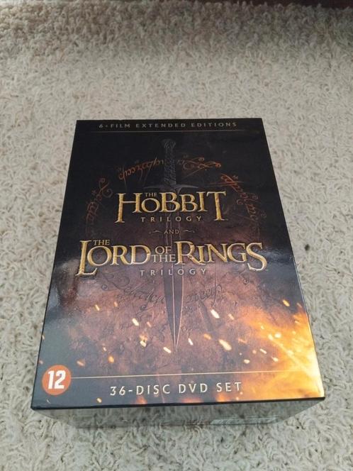 Lord of the Rings & The Hobbit extended version dvd, Cd's en Dvd's, Dvd's | Science Fiction en Fantasy, Zo goed als nieuw, Fantasy
