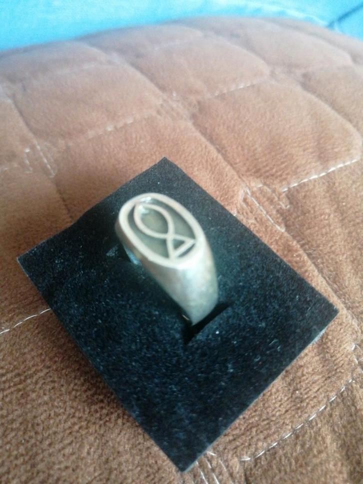 Zilveren Heren Ring 925 - Maat 24mm, Sieraden, Tassen en Uiterlijk, Ringen, Zo goed als nieuw, Heer, Kleiner dan 17, Zilver, Zilver