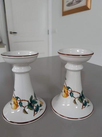 2 kandelaars Villeroy en Boch Botanica  beschikbaar voor biedingen