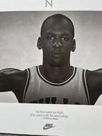 Nike “WINGS” Michael Jordan poster op groot paneel, Ophalen of Verzenden