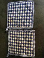 Blauw-wit geruite ovenwanten, Ophalen, Gebruikt, Blauw, Overige typen