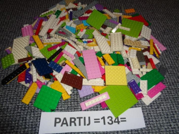 Partij 134=500x Lego plaatjes, Kinderen en Baby's, Speelgoed | Duplo en Lego, Gebruikt, Lego, Losse stenen, Ophalen of Verzenden