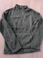 Legergroen fleece trui maat 146/152, Kinderen en Baby's, Kinderkleding | Maat 146, Ophalen of Verzenden, Zo goed als nieuw, Jongen