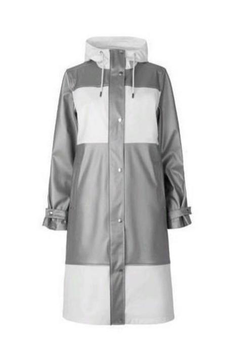 Ilse Jacobsen splinternieuwe jas mt 42 zilvergrijs wit TOPPE, Kleding | Dames, Jassen | Zomer, Nieuw, Maat 42/44 (L), Ophalen