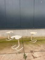 Vintage design krukken tractorseat 1980s postmodern, Ophalen, Gebruikt, IJzer