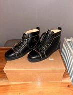 High top christian louboutin, Kleding | Heren, Schoenen, Ophalen of Verzenden, Zo goed als nieuw, Zwart