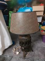 Oude Wagenwiel Schemerlamp, Ophalen, Gebruikt, Vintage, Minder dan 100 cm