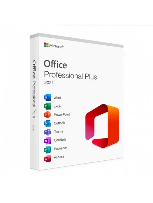 Microsoft Office 2021 Professional Plus Licentie - Digitaal, Computers en Software, Office-software, Nieuw, Windows, Access, Excel