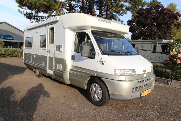 Laika Ecovip 1 R (bj 1998), Caravans en Kamperen, Campers, Bedrijf, tot en met 4, Half-integraal, Laika, Diesel, 6 tot 7 meter