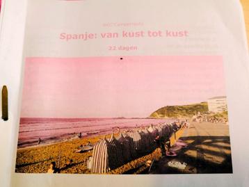 CAMPER ROAD BOEK / ROUTE BOEK SPANJE  beschikbaar voor biedingen