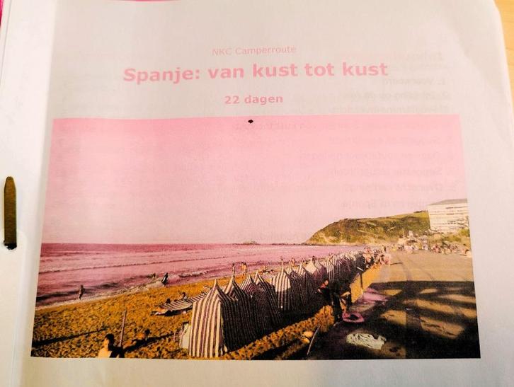 CAMPER ROAD BOEK / ROUTE BOEK SPANJE, Boeken, Reisgidsen, Nieuw, Reisgids of -boek, Europa, Overige merken, Ophalen of Verzenden