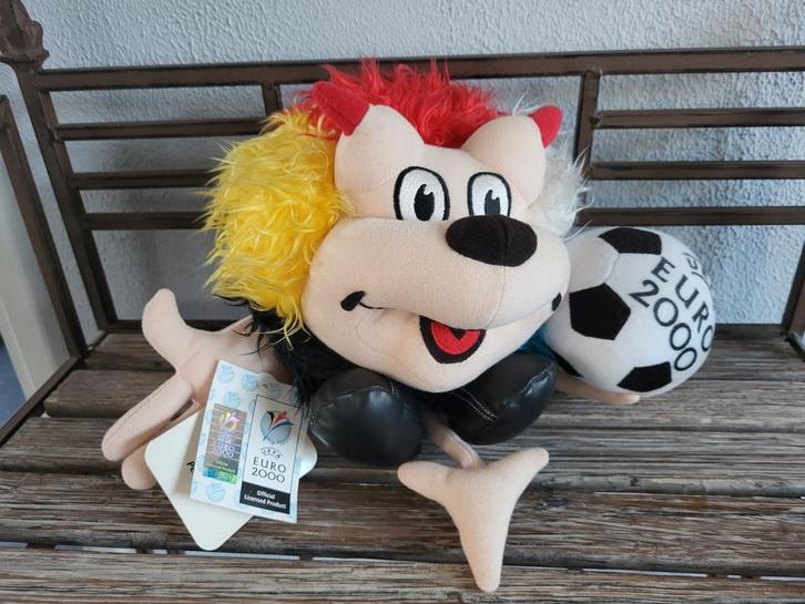Uefa Euro ek voetbal 2000 Mascotte Pluche Pop, Verzamelen, Speelgoed, Zo goed als nieuw, Ophalen
