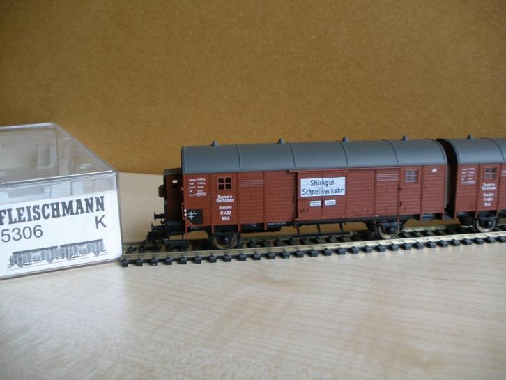 Fleischmann 5306, Hobby en Vrije tijd, Modeltreinen | H0, Zo goed als nieuw, Wagon, Gelijkstroom, Fleischmann, Ophalen of Verzenden