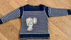 Mooi nautisch t-shirt tintin Kuifje maat 110, Ophalen of Verzenden, Gebruikt, Jongen, Trui of Vest