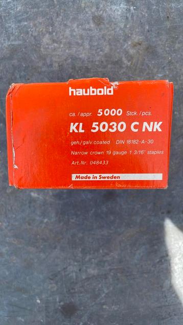 Haubold nieten kl 5030 c nk beschikbaar voor biedingen
