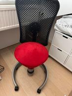Swopper Aeris met rugdeel in zeer goede staat, Huis en Inrichting, Bureaustoelen, Ophalen, Zo goed als nieuw, Rood