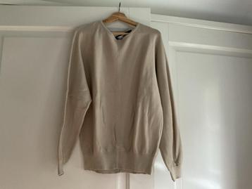 Nieuwe Pescara trui vleermuismouw beige maat M beschikbaar voor biedingen
