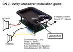 Professionele 2-weg crossover 2kHz 400 Watt Max, ., Nieuw, Ophalen of Verzenden, .