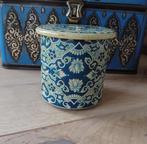 Made in Delft Holland, oud blik Delfts blauw, Antiek en Kunst, Curiosa en Brocante, Ophalen of Verzenden