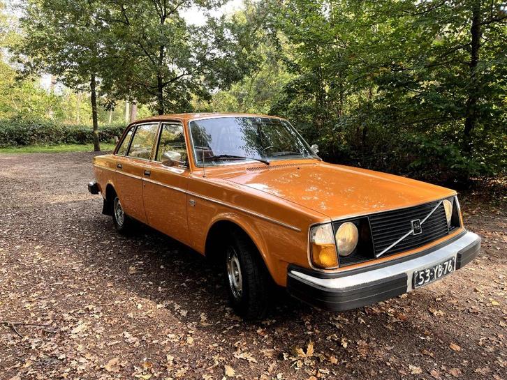 Volvo 244 1976 LPG Belastingvrij + APK-vrij, Auto's, Volvo, Particulier, LPG, Sedan, Handgeschakeld, Geïmporteerd, Overige kleuren