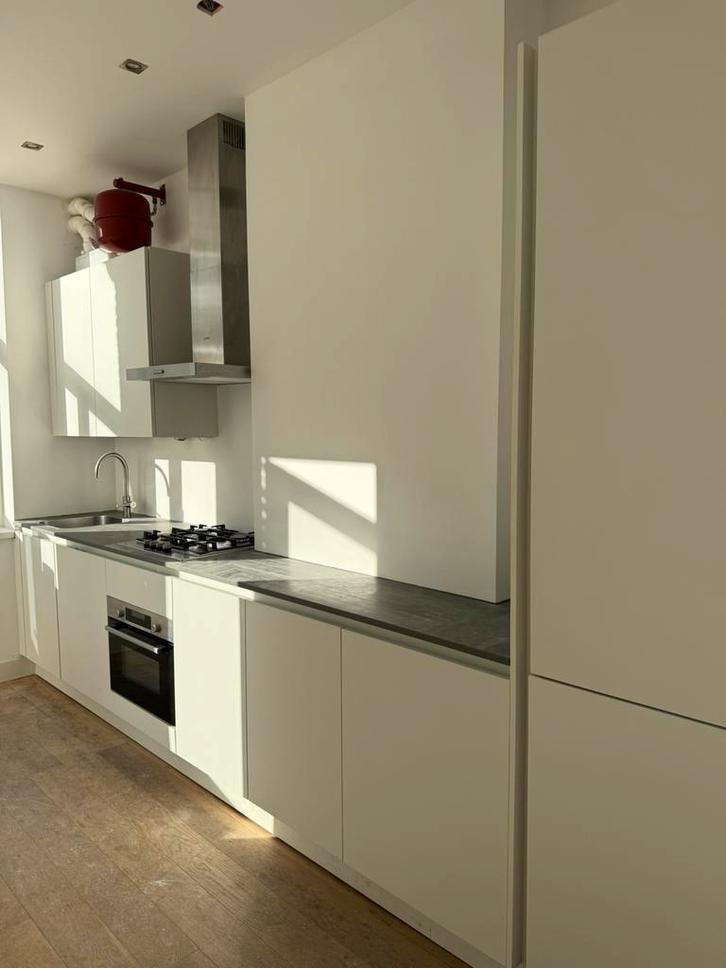 Hoogglans Witte Rechte Keuken + Apparatuur GEDEMONTEERD, Huis en Inrichting, Keuken | Complete keukens, Enkelwandige keuken, Wit