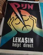 Lekasin reclame affiche, Ophalen of Verzenden, A1 t/m A3, Reclame, Rechthoekig Staand
