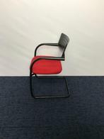 3 x Vitra Visavis design stoel, rood/zwart, Ophalen, Gebruikt, Drie, Stof