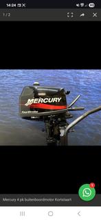 Mercury 4pk 4 takt kortstaart met oudere rubberboot 3m, Ophalen of Verzenden, Gebruikt