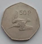 50 Pence 1981 Ierland Houtsnip Prachtige Oude Munt 7-Zijdig, Ophalen of Verzenden, Overige landen
