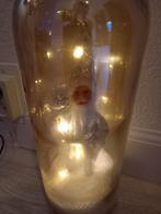 Kerst deco kerstman in glazen fles beweegbare sneeuw/geluid, Diversen, Kerst, Ophalen of Verzenden, Zo goed als nieuw