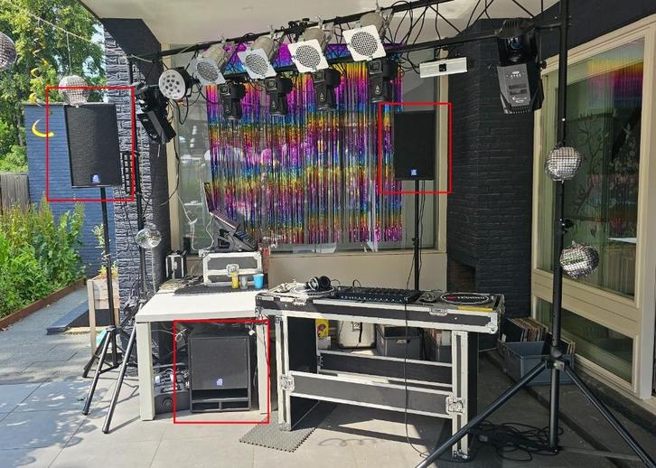 DB Technologies 2x Flexsys F12 + 1x SUB 05, Audio, Tv en Foto, Luidsprekers, Zo goed als nieuw, Overige typen, 120 watt of meer