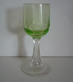 Antiek Anna groen uranium glas, glazen glaasje., Ophalen of Verzenden