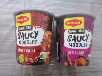 Maggi Magic Asia Saucy Noodles – Red Curry & Sweet Chili beschikbaar voor biedingen