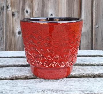 Prachtige vintage Fohr keramik West Germany bloempot.  beschikbaar voor biedingen
